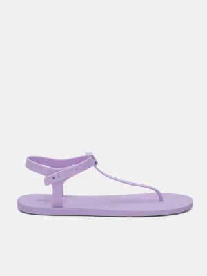 Sandalias con hebilla Ecoalf violeta