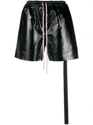 Imitert skinn skinn shorts Rick Owens Drkshdw svart