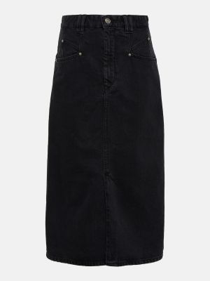 Джинсовая юбка Isabel Marant черная