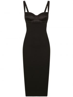 Вечерна рокля без ръкави Dolce & Gabbana черно