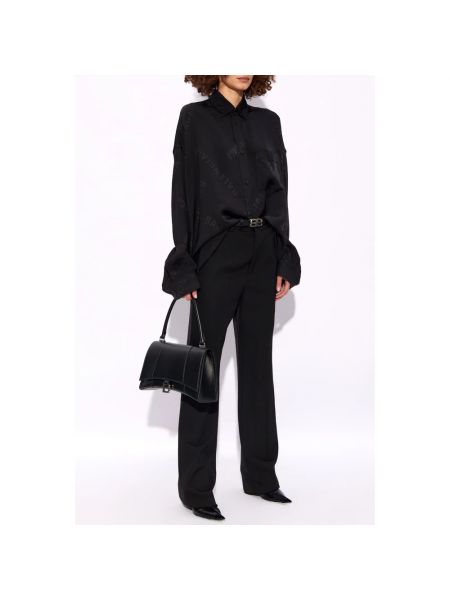 Blusa oversized Balenciaga negro