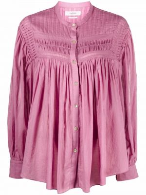 Blusa con botones Isabel Marant étoile rosa