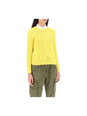 Jersey de algodón de tela jersey Ralph Lauren amarillo
