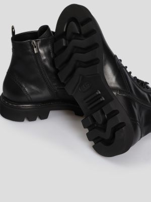 Кожаные ботинки Fabi черные