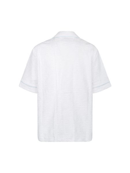 Camisa de tejido jacquard Casablanca blanco