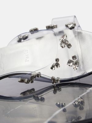 Pantofi Christian Louboutin argintiu