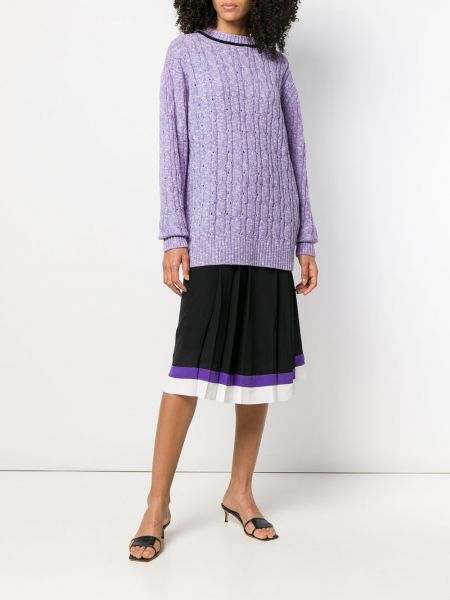 Pull en cachemire en tricot Cashmere In Love violet