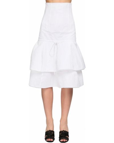 Midi sukně Brock Collection, bílá