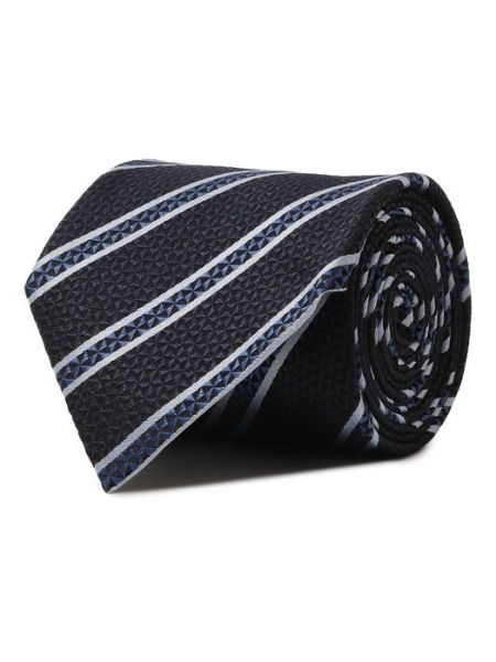 Шелковый галстук Zegna синий