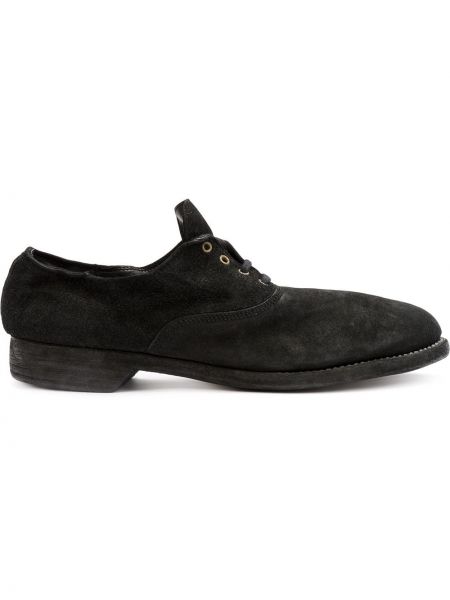 Pantofi oxford Guidi negru