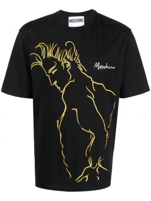 T-shirt Moschino svart