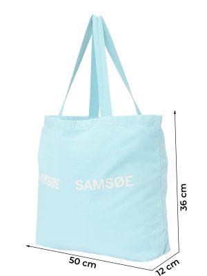 Geantă shopper Samsøe Samsøe alb