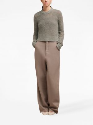 Pullover mit rundem ausschnitt Ami Paris braun