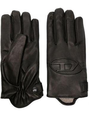 Δερμάτινα γάντια Diesel μαύρο