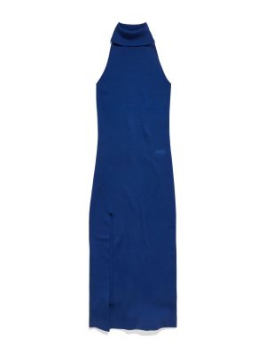 Πλεκτή φόρεμα με μοτίβο αστέρια G-star Raw μπλε