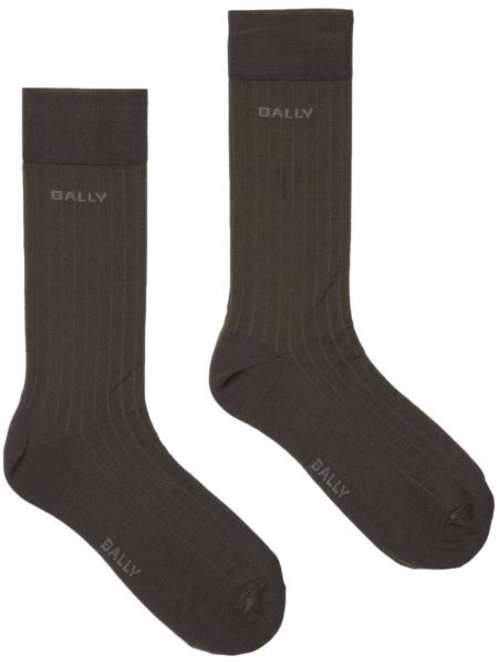 Čarape Bally siva