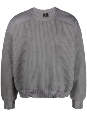Пуловер с кръгло деколте Y-3 сиво