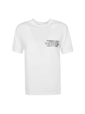 T-shirt Burberry blanc