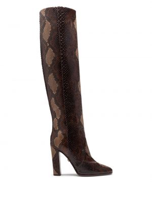 Сапоги на каблуке Dolce & Gabbana, коричневые