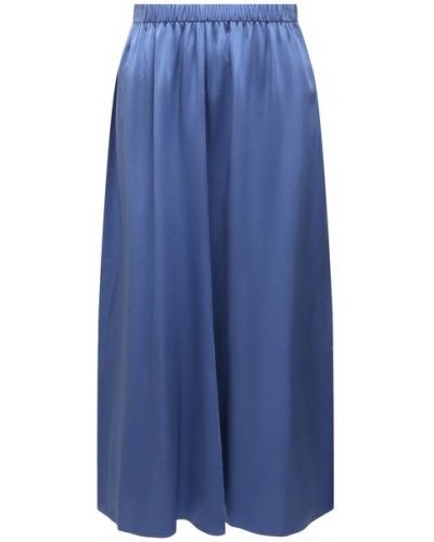 Шелковая юбка Forte_forte, голубая