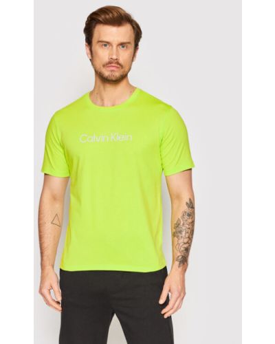 T-shirt Calvin Klein Performance vert
