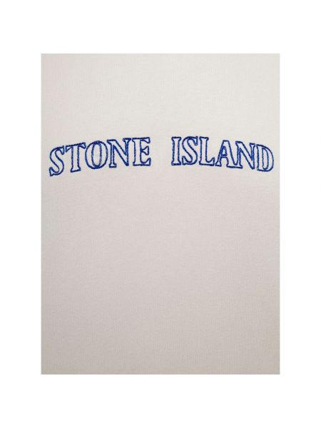 Sudadera con capucha Stone Island blanco