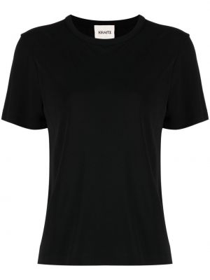 Tričko jersey Khaite černé