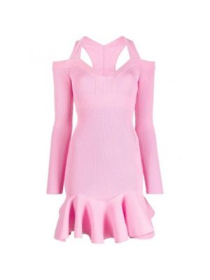 Różowa sukienka mini Alexander Mcqueen