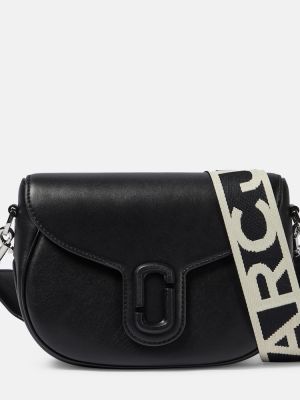 Dabīgās ādas clutch somiņa Marc Jacobs melns