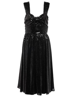 Midi šaty Polo Ralph Lauren černé