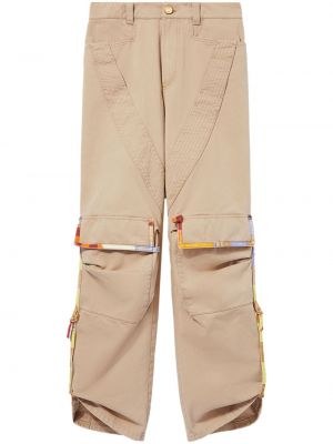 Pantalon cargo avec poches Pucci beige