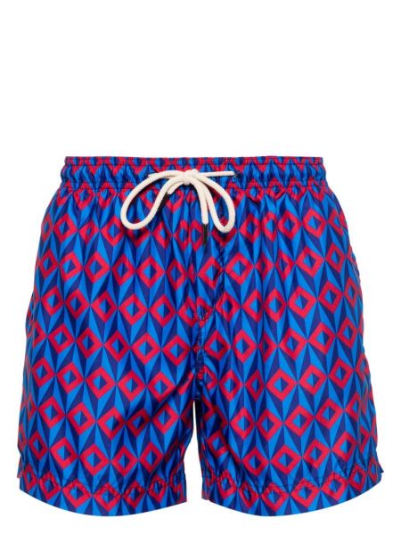 Printti shortsit Peninsula Swimwear sininen