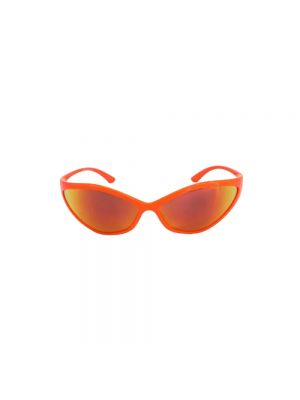 Nylonowe okulary przeciwsłoneczne Balenciaga Vintage pomarańczowe