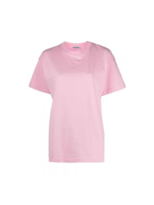 T-shirt z nadrukiem Balenciaga - Różowy