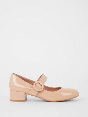 Туфли на каблуке с пряжкой Dorothy Perkins розовые