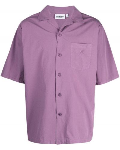 Camisa con botones Kenzo violeta
