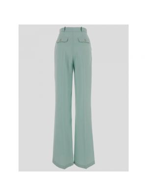Pantalones de viscosa Elisabetta Franchi verde