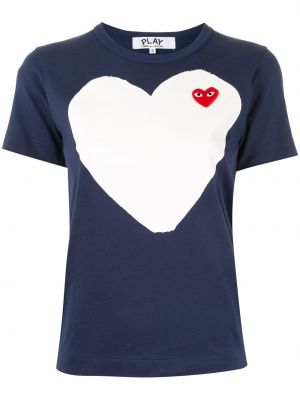 T-shirt Comme Des Garçons Play Blu