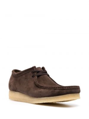 Seemisnahksed loafer-kingad Clarks Originals pruun