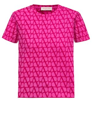 Розовая футболка Valentino