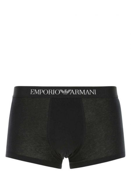 Pamuklu boxer Emporio Armani siyah