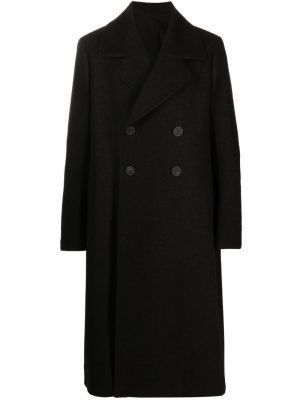 Cappotto di lana Rick Owens nero