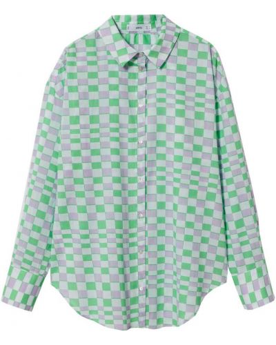 Блуза Mango зелено