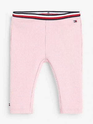 Spodnie sportowe Tommy Hilfiger różowe