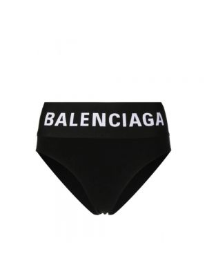 Slipy z dżerseju Balenciaga czarne