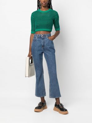 Crop topp See By Chloé roheline