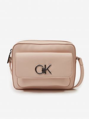 Crossbody kabelka Calvin Klein ružová