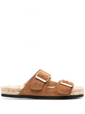 Seemisnahksed sandaalid Manebì pruun