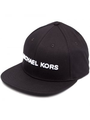 Siuvinėtas kepurė su snapeliu Michael Kors juoda