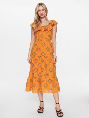 Kleid Naf Naf orange